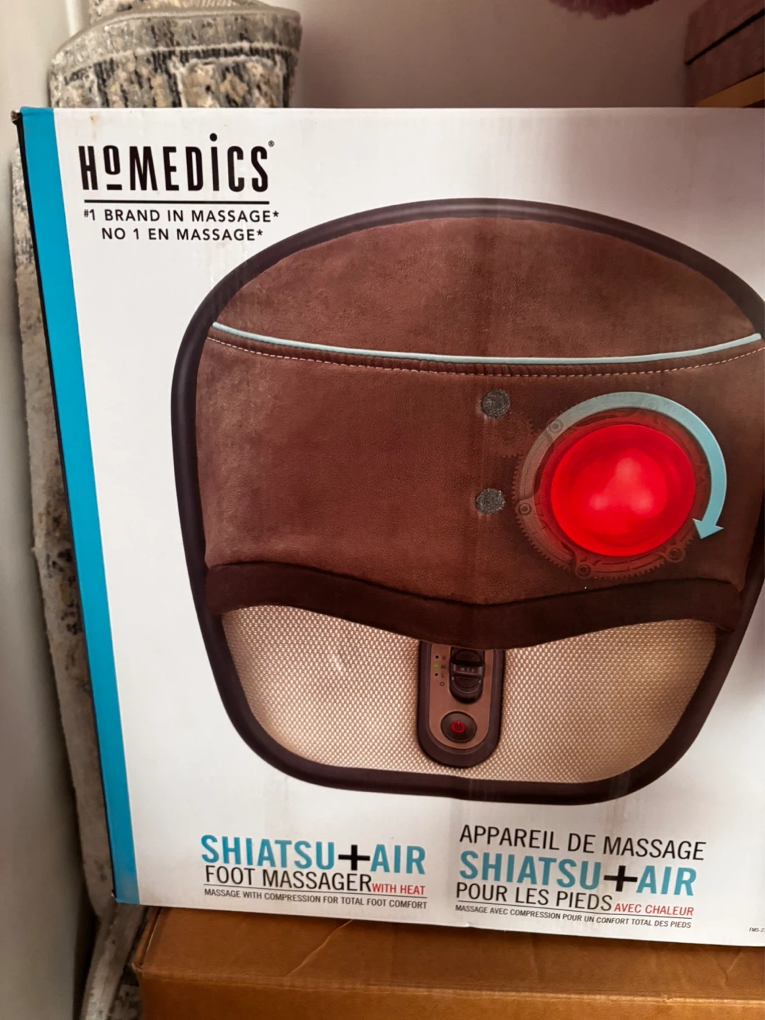 HoMedics Shiatsu+Air Foot Massager with Heat