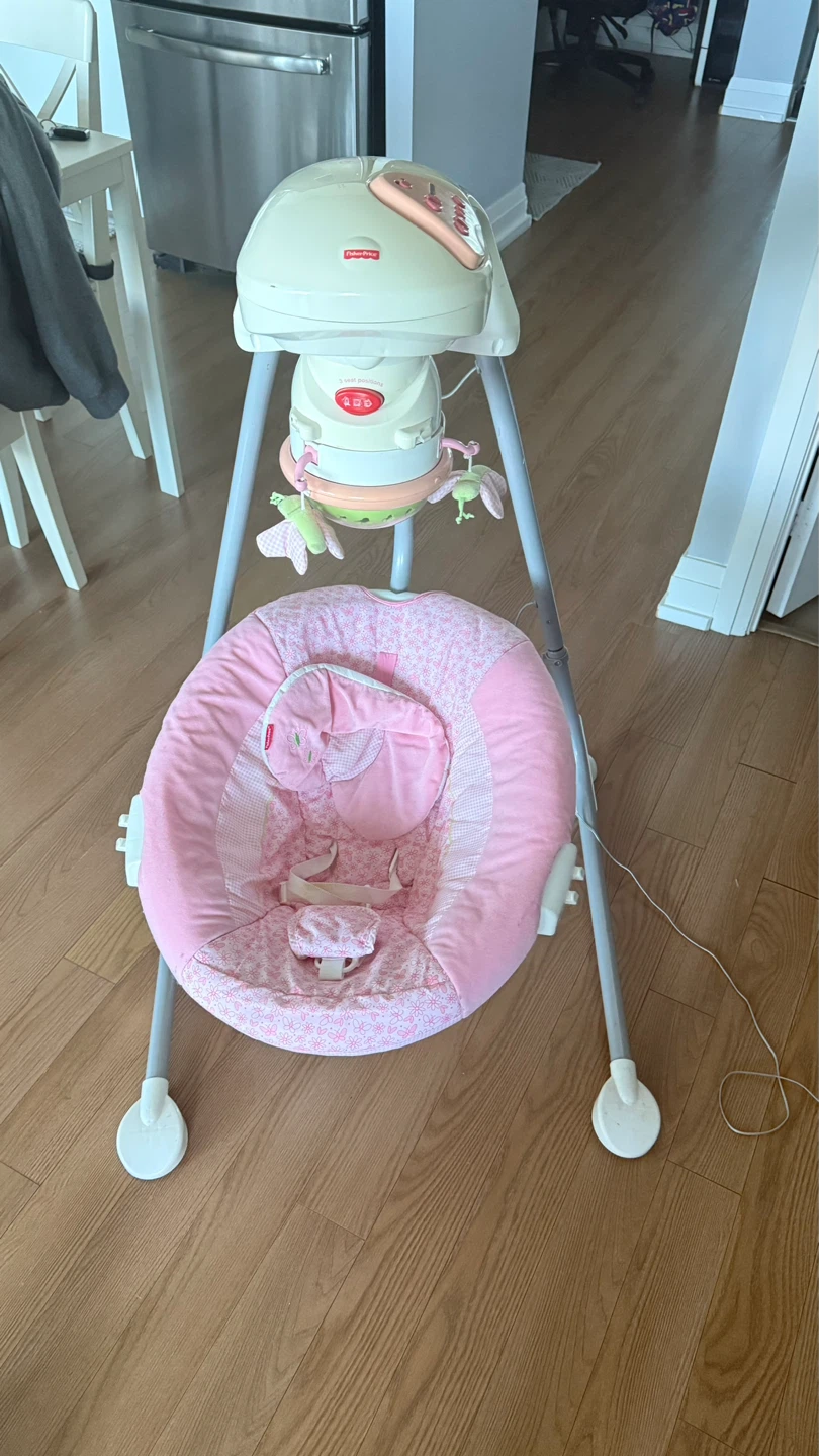 Fisher-Price Starlight Papasan Baby Swing – Excellent Condition - photo 5