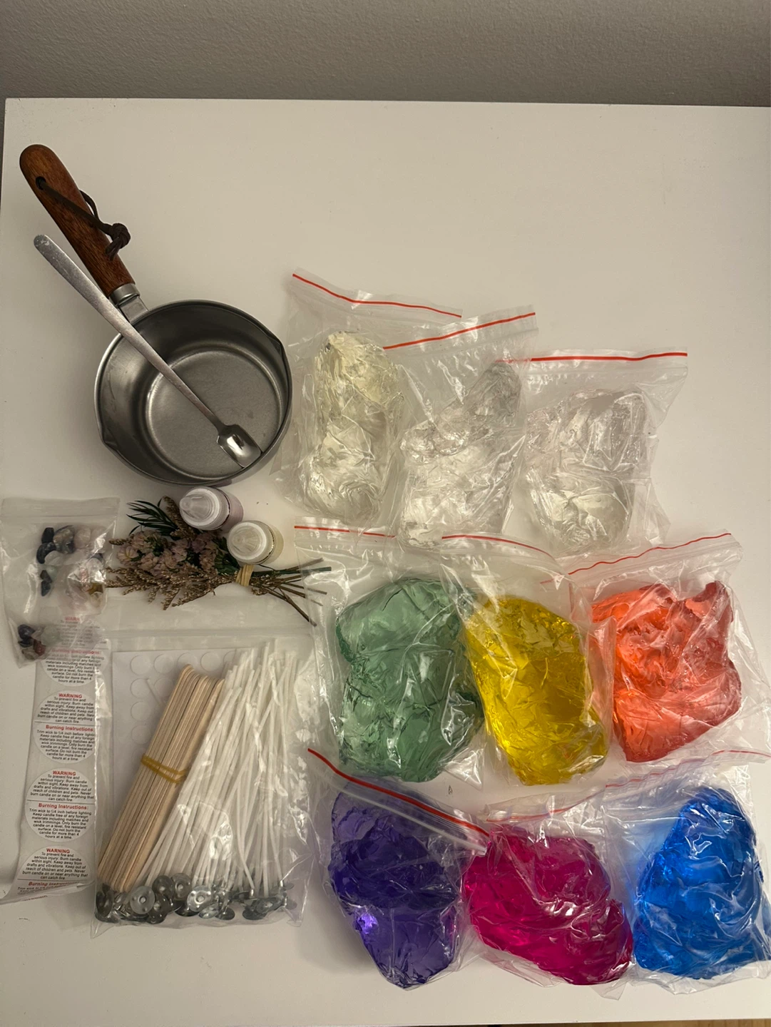 Brand New Gel Wax Candle Making Kit