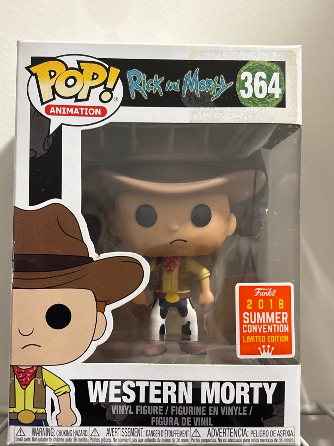 Funko Pop! Animation: Rick and Morty - Western Morty #364