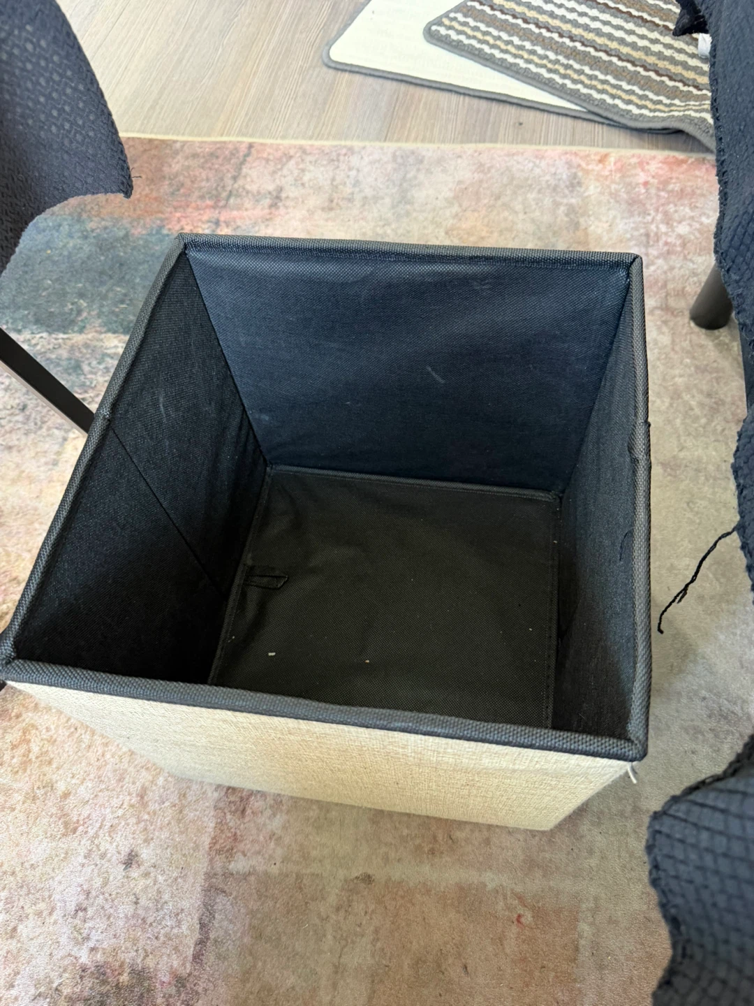 Small Ottoman with storage - photo 2