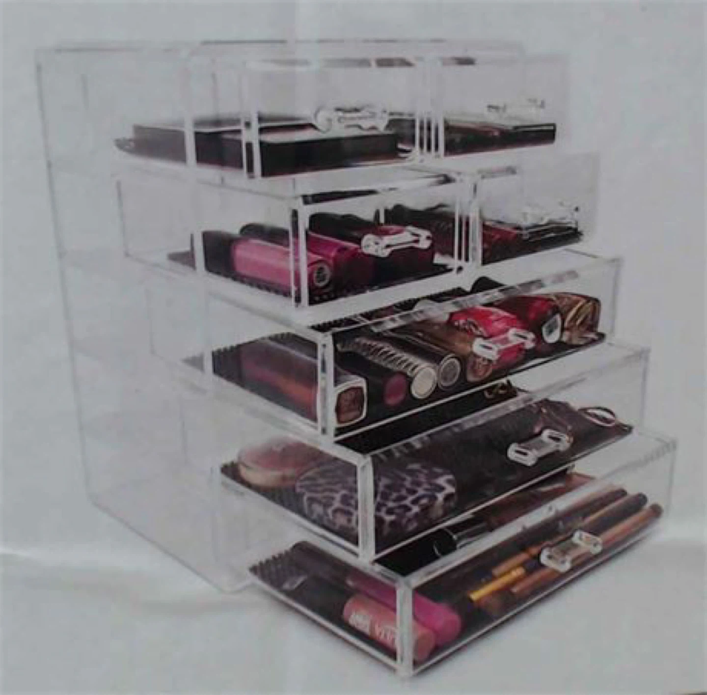 Sorbus Clear Spacious Cosmetic Makeup Organizer
