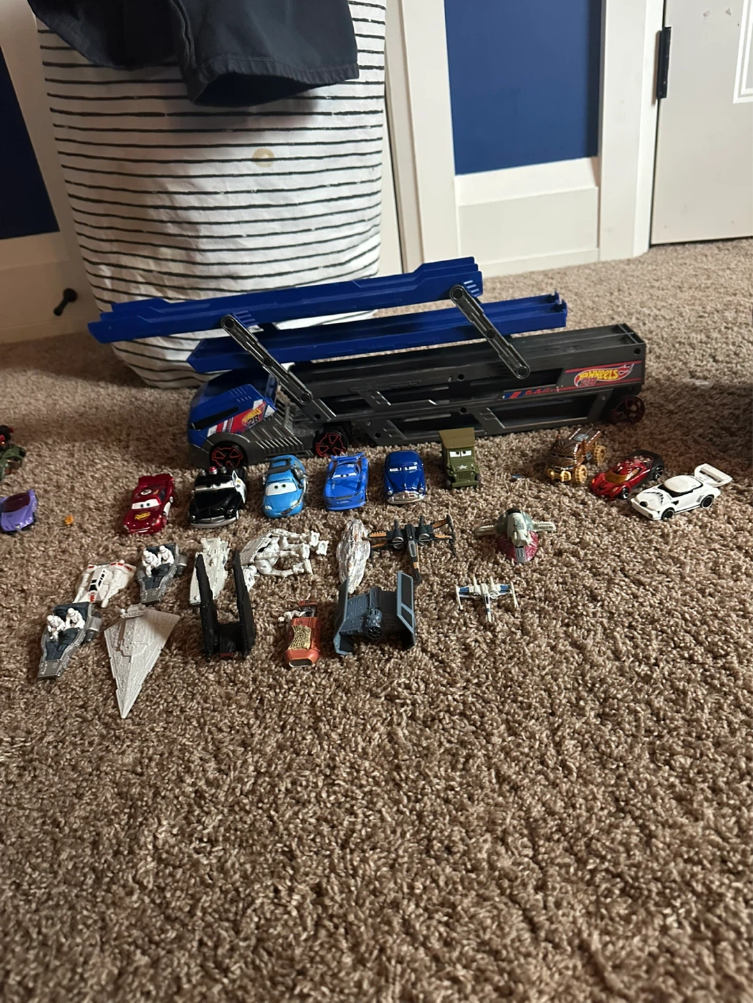 Assorted Toy Cars and Star Wars Figures - photo 2