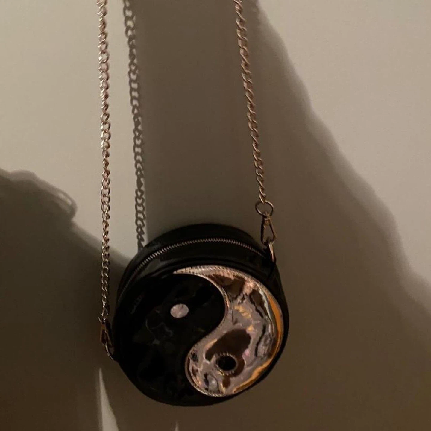 DOLLS KILL Round crossbody purse with Yin Yang design - photo 3
