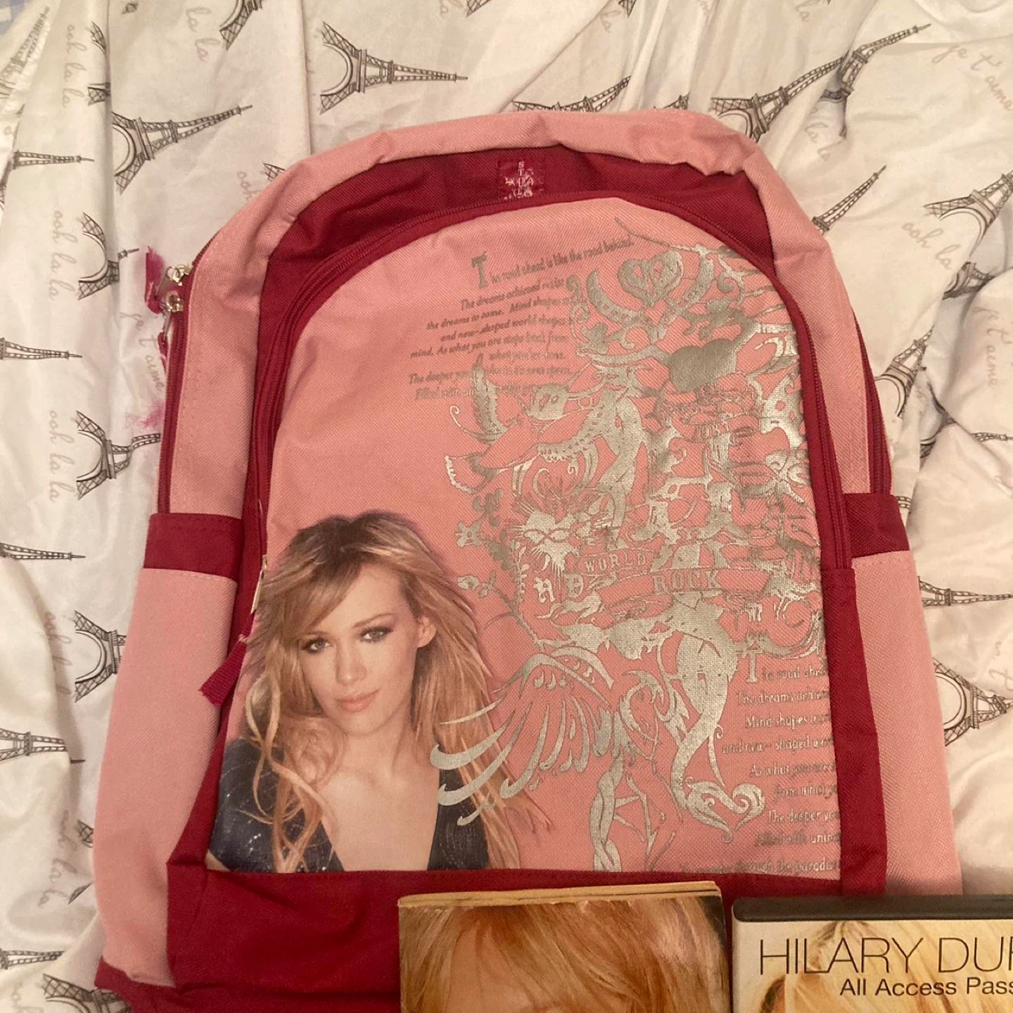 Hilary Duff "World Tour" Backpack & DVDs - photo 2