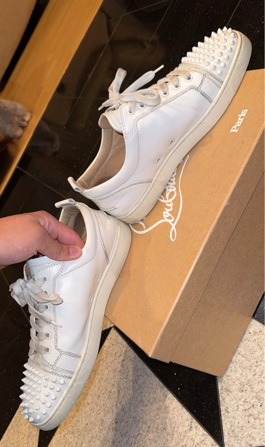 Christian Louboutin Junior Spikes White - photo 3