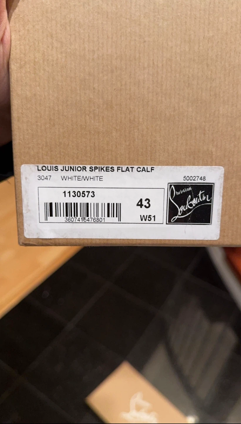 Christian Louboutin Junior Spikes White - photo 4