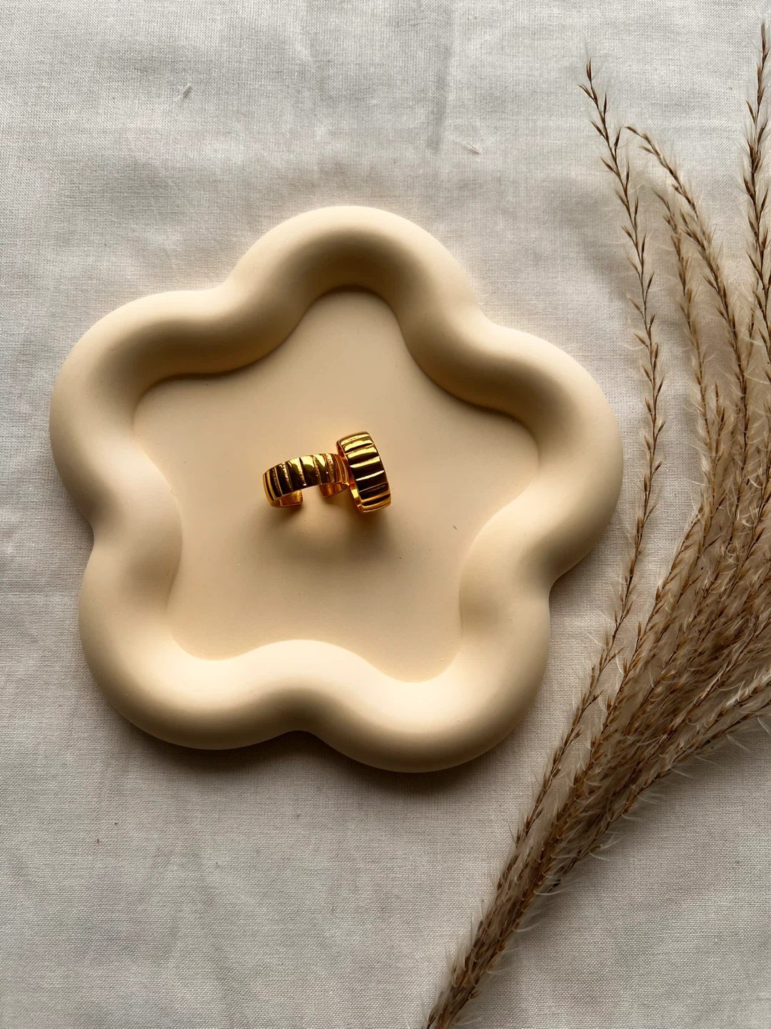 Urban Edge Open Ring ( 18K Gold Plated)