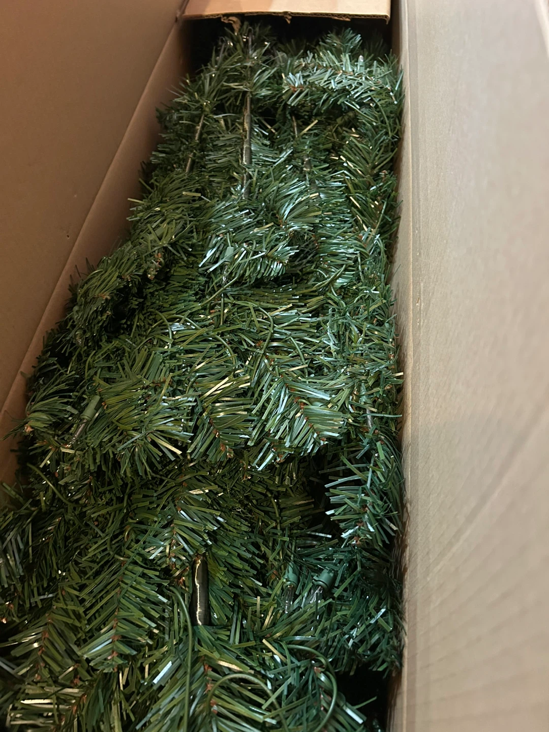 6-6.5FT Green Christmas Tree - Warm White Lights - photo 3