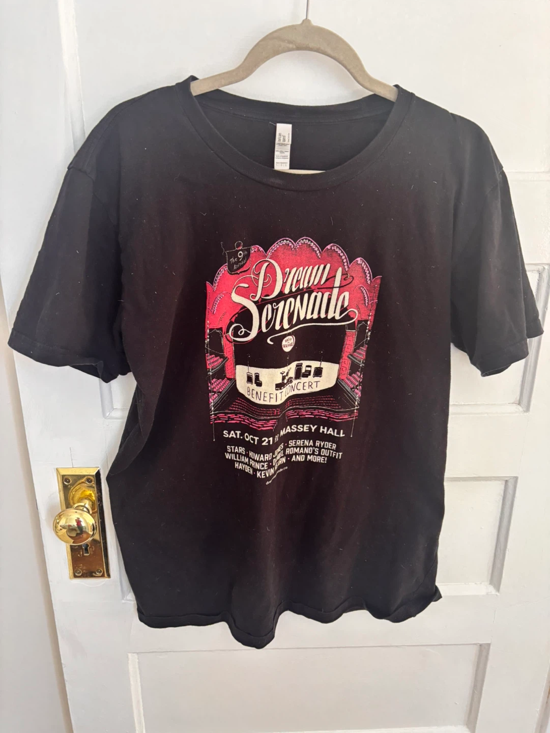 American Apparel Massey Hall Serenade Benefit Concert T-Shirt