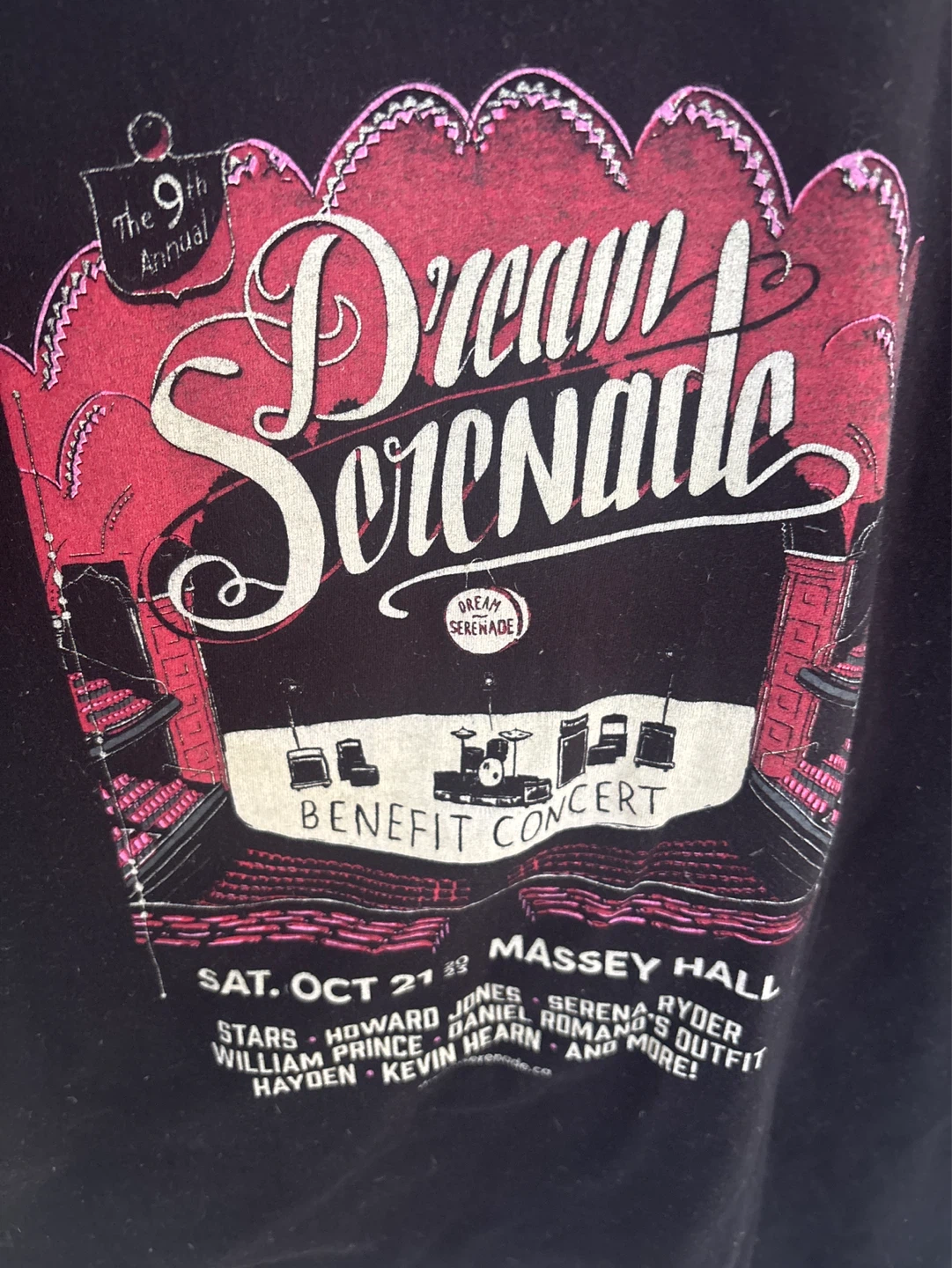 American Apparel Massey Hall Serenade Benefit Concert T-Shirt - photo 3