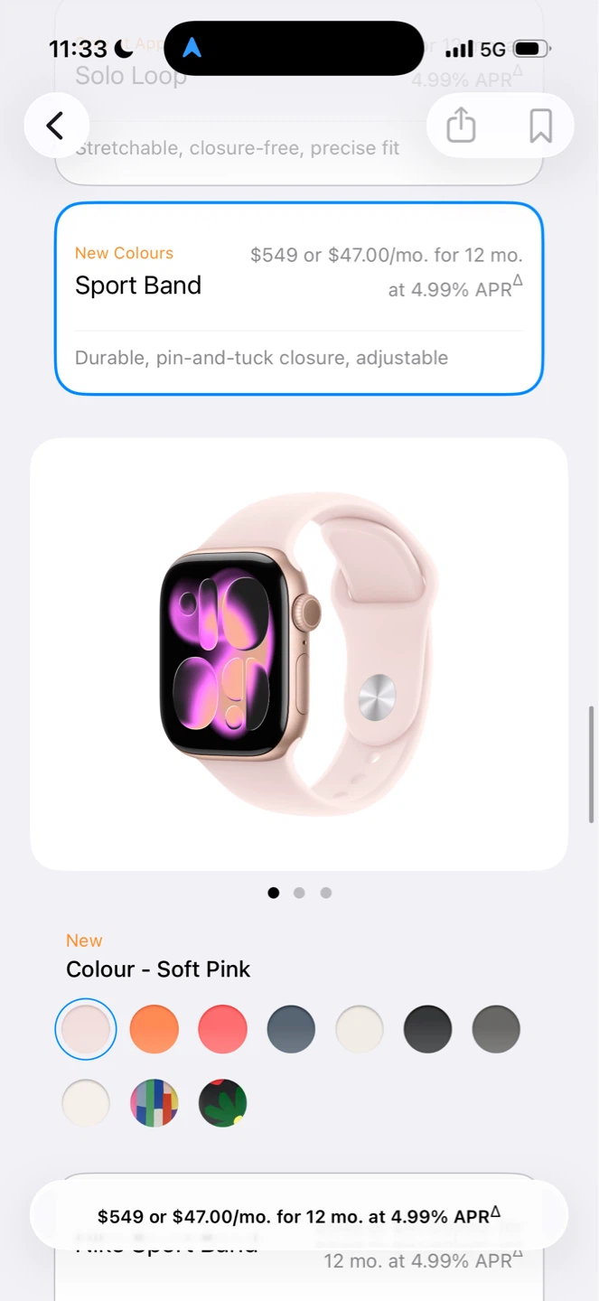 Apple Watch Series 11 BNIB