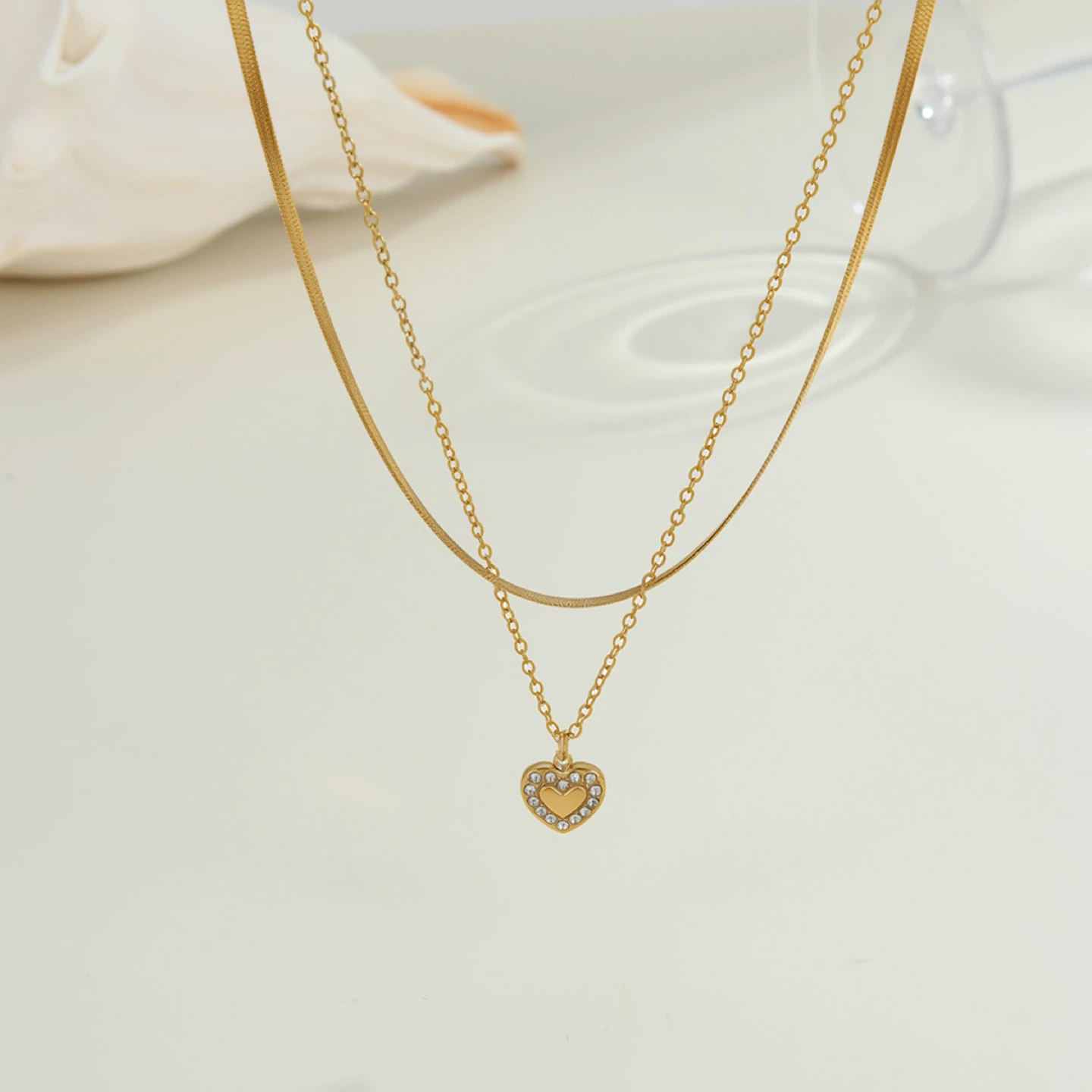 Heart Blade Chain Necklace - photo 2