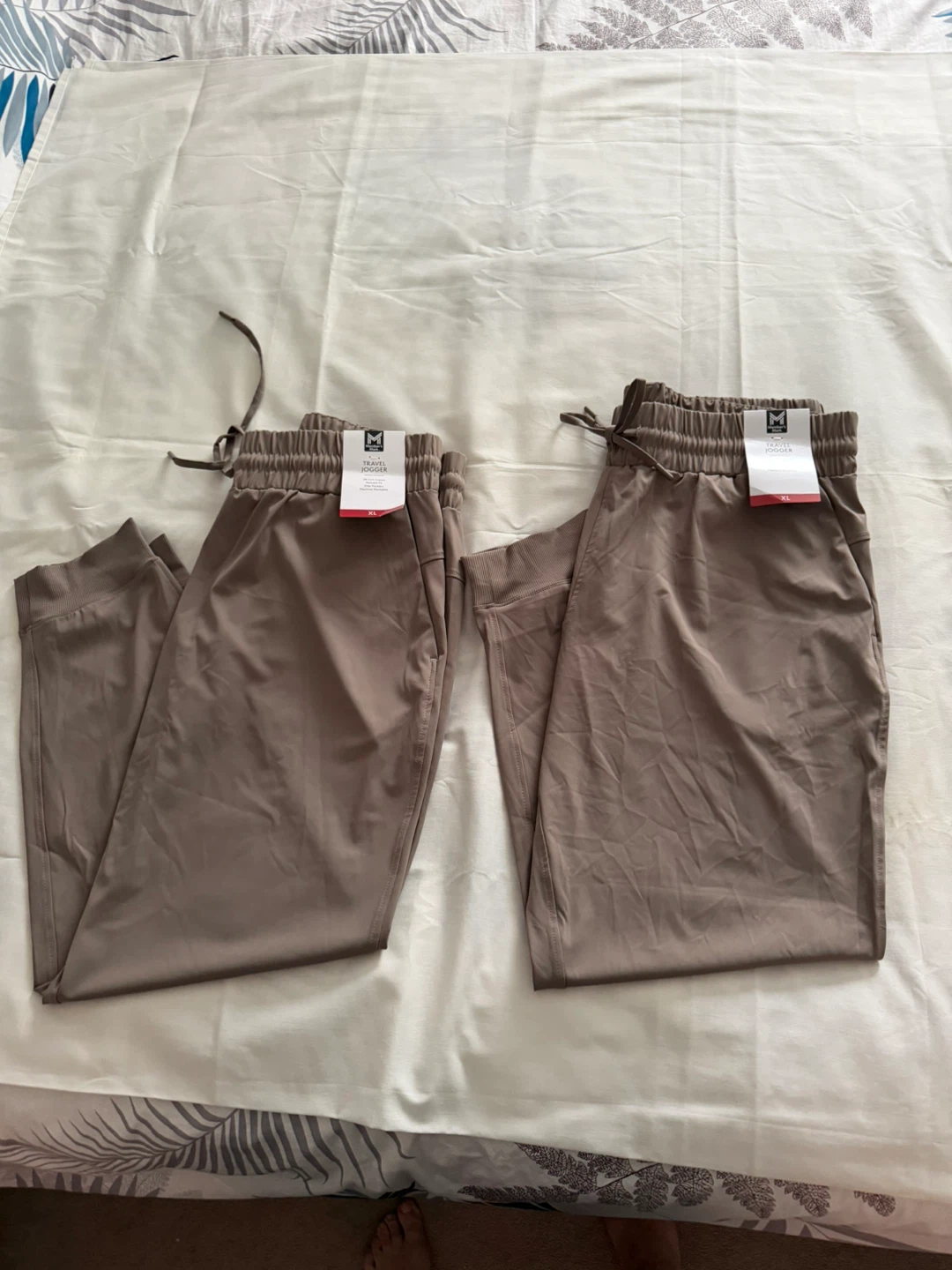 Ladies Two pairs, Travel Jogger Pants - XL (Taupe) - photo 2