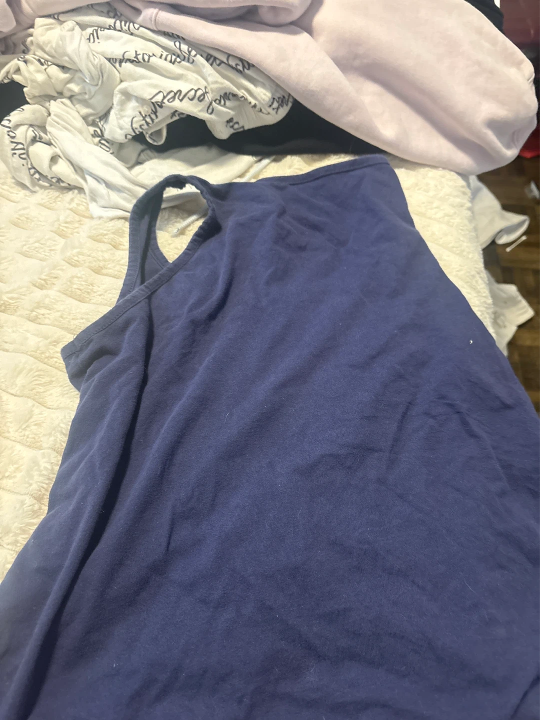 Blue Tank Top - Worry Less Sleep More - photo 2