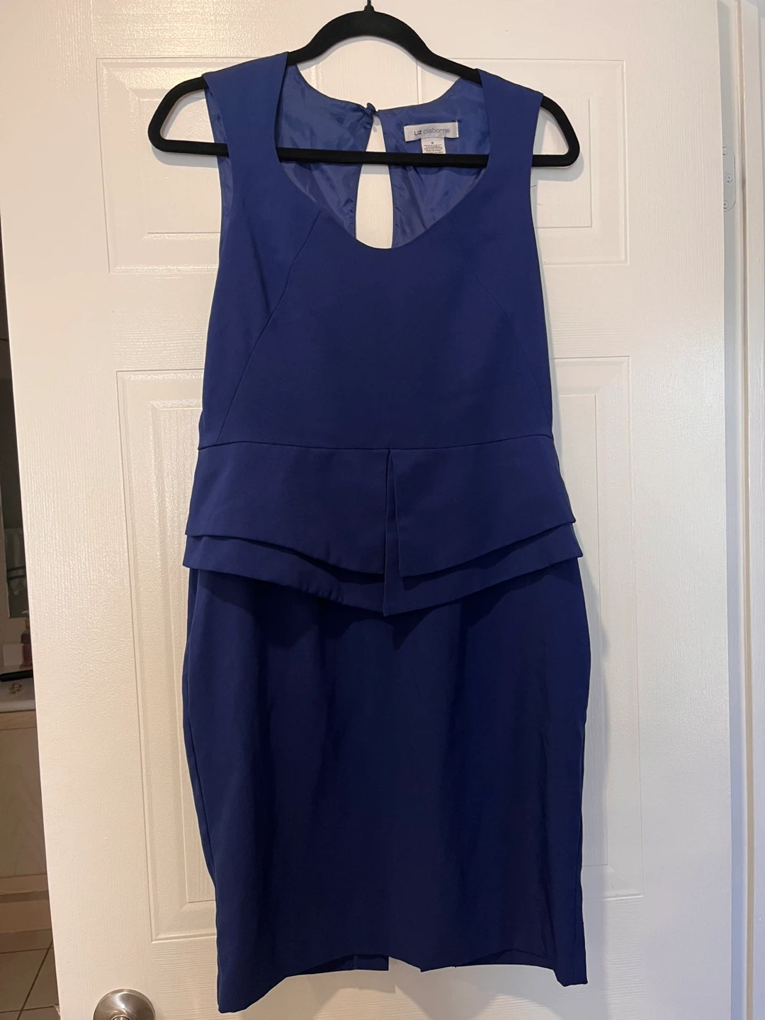 Liz Claiborne Blue Sleeveless Dress Size 8