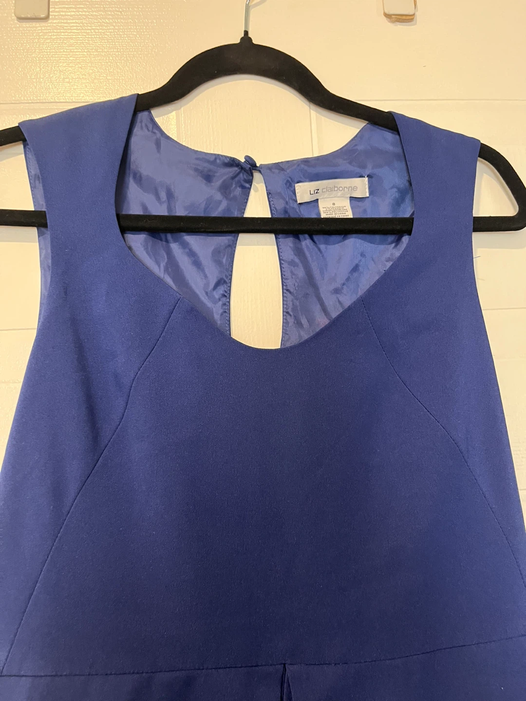 Liz Claiborne Blue Sleeveless Dress Size 8 - photo 2