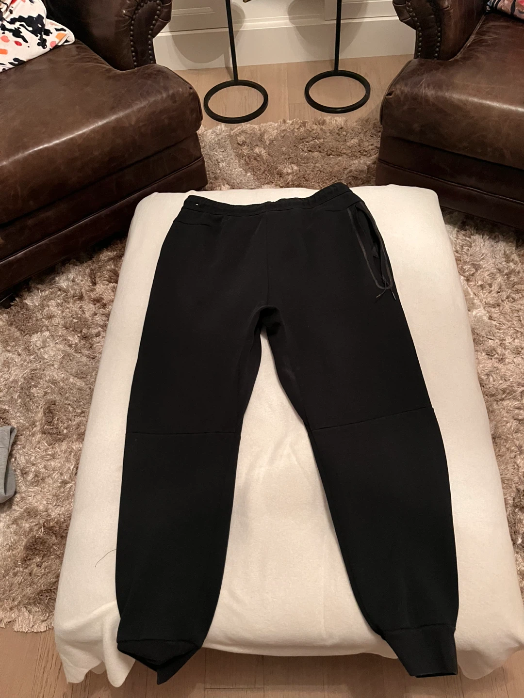 Nike Black Joggers Sweatpants Size L - photo 2
