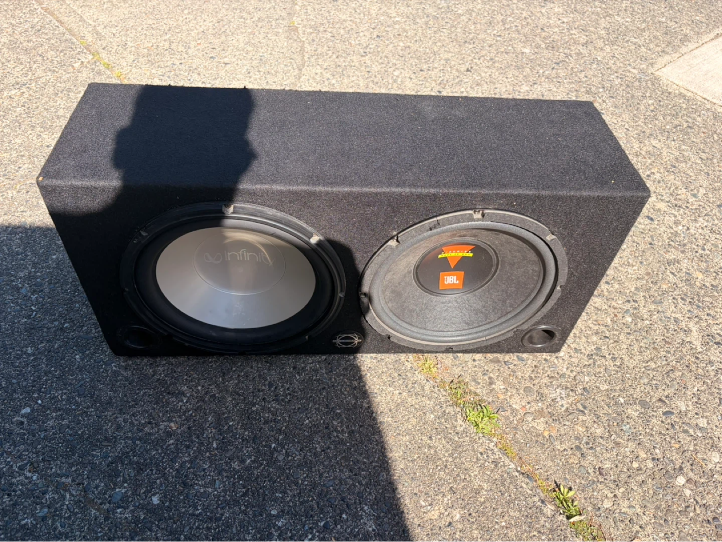 Infinity and JBL subwoofer for sale