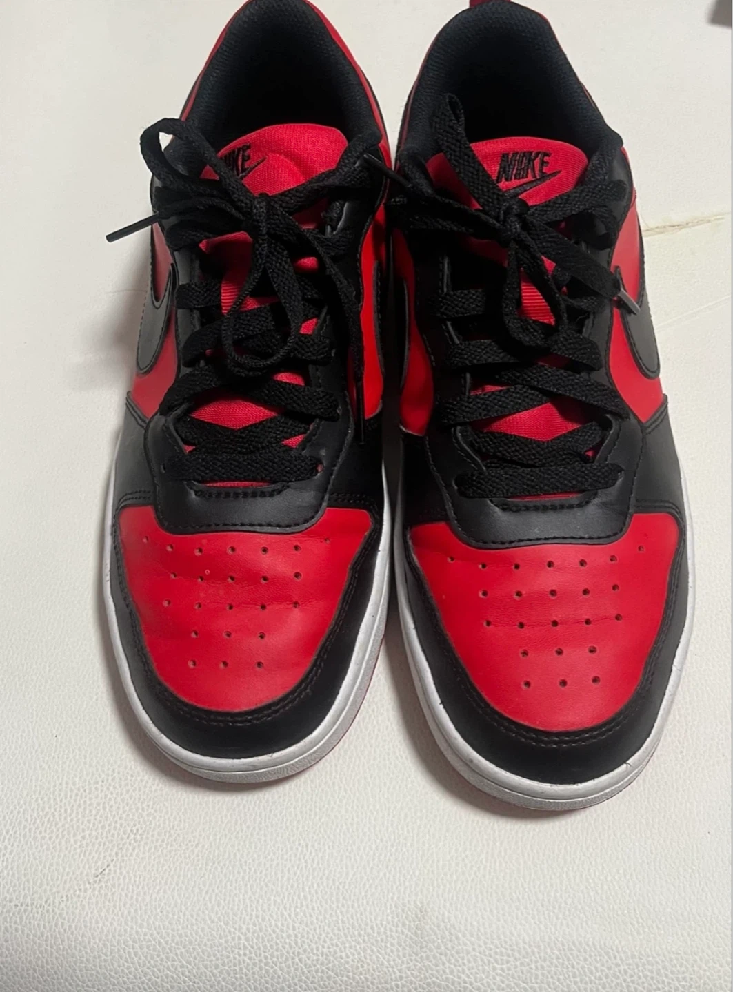 Nike Court Vision Low DVS456-600 Red/Black size 7 Youth Shoes - photo 3