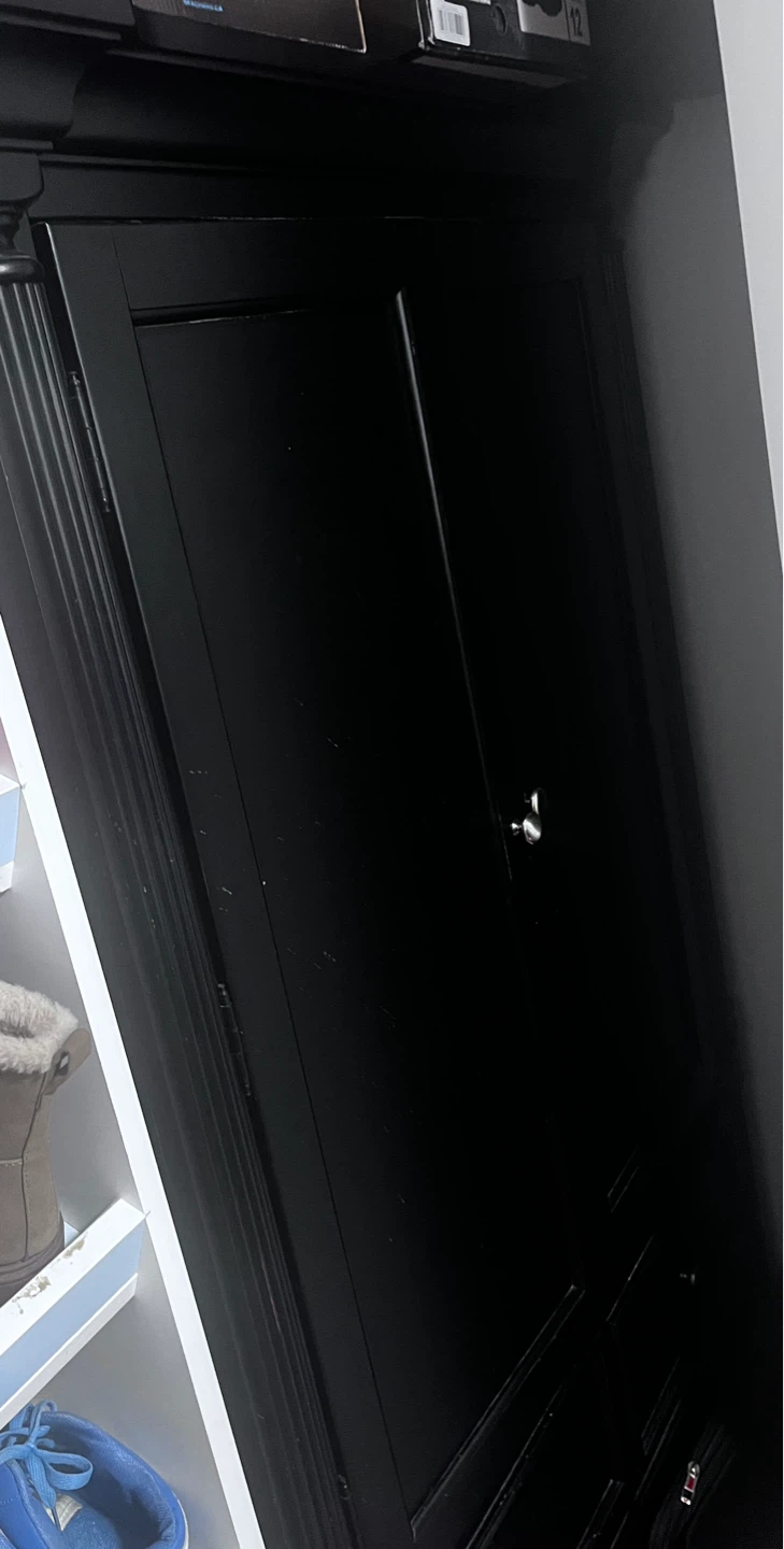 Black Dresser with Drawers