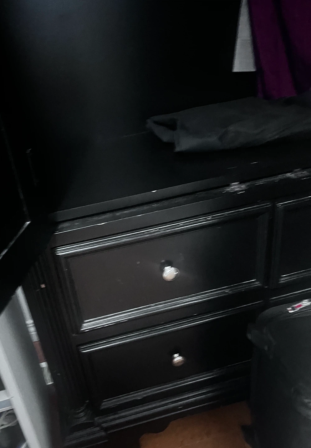 Black Dresser with Drawers - photo 2