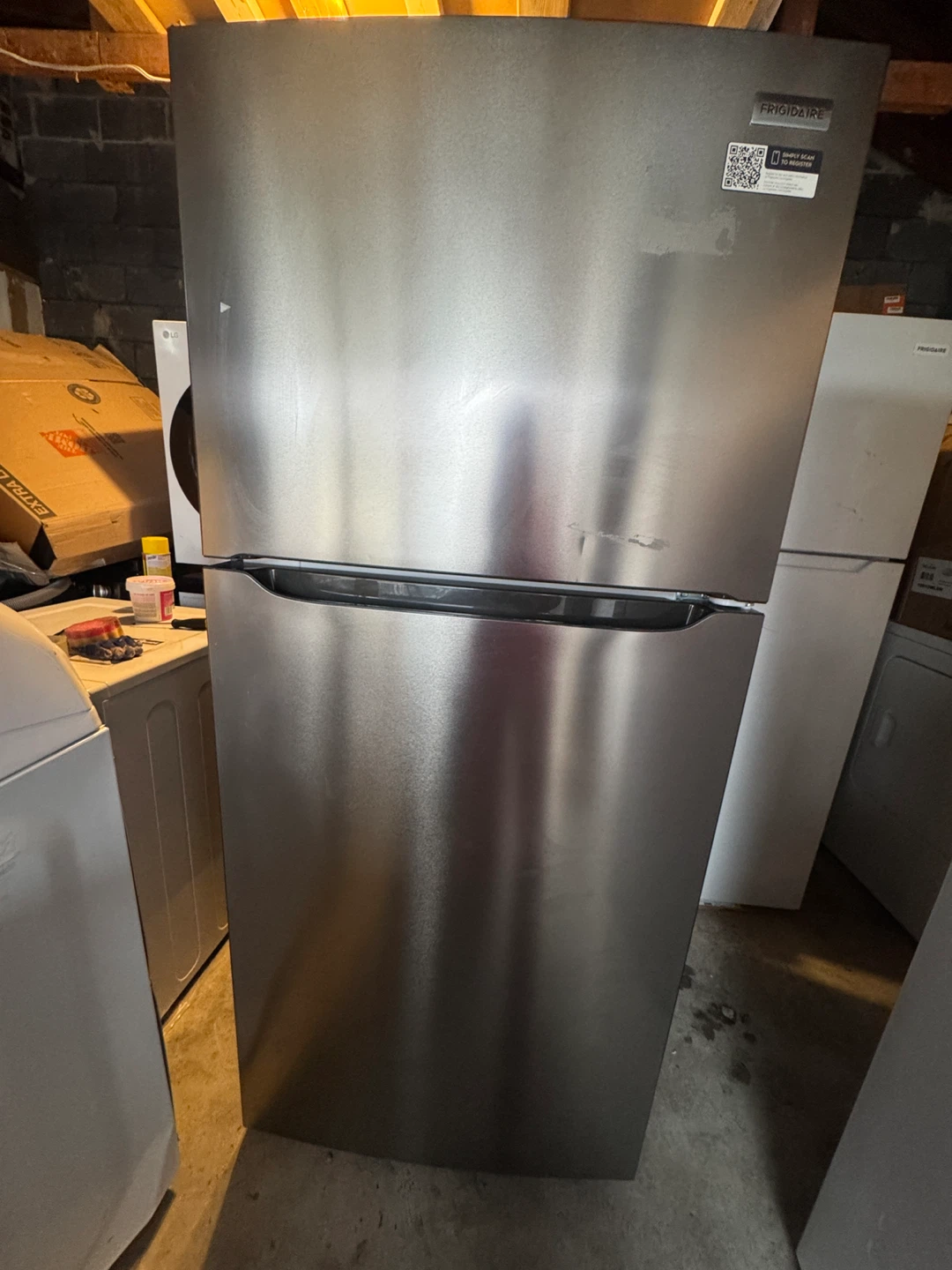 Frigidaire Stainless Steel Top Freezer Refrigerator