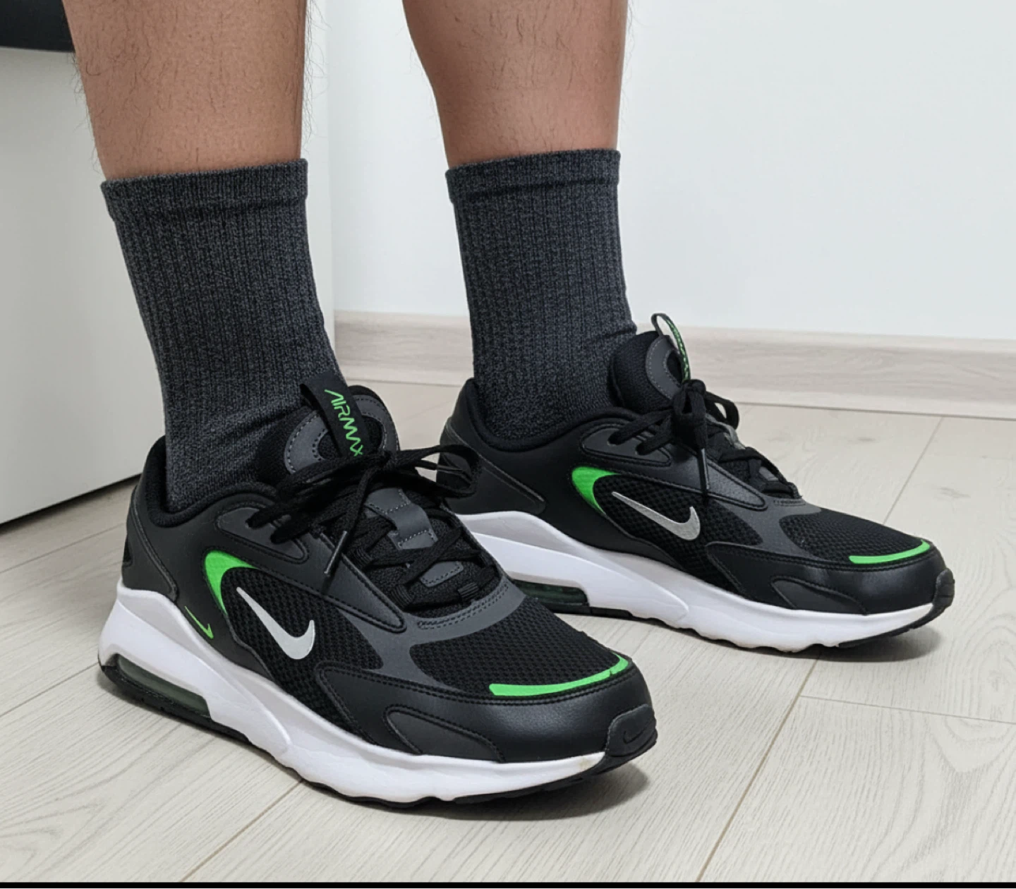 Nike Air Max 200 Black Green Shoes size 7 men