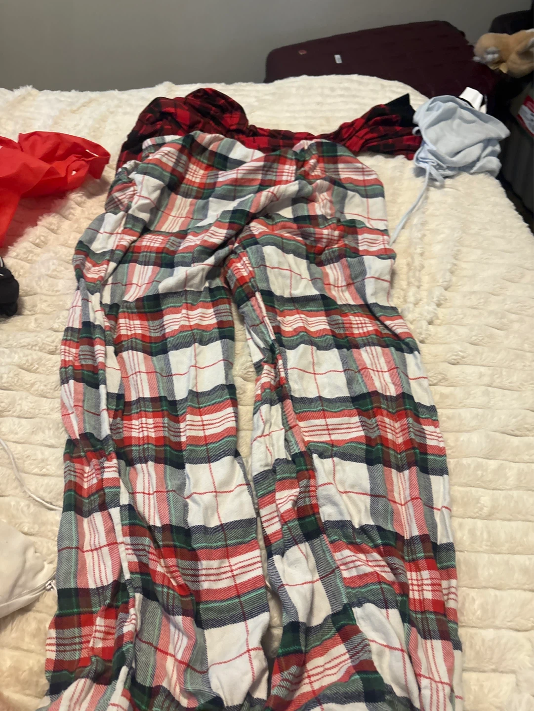 Plaid Pajama Pants - photo 3