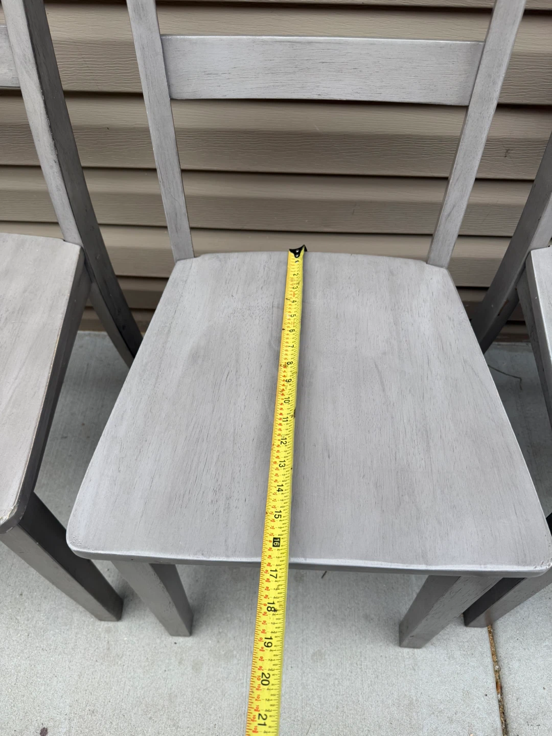 Set of 4 Gray Dining Chairs - photo 4