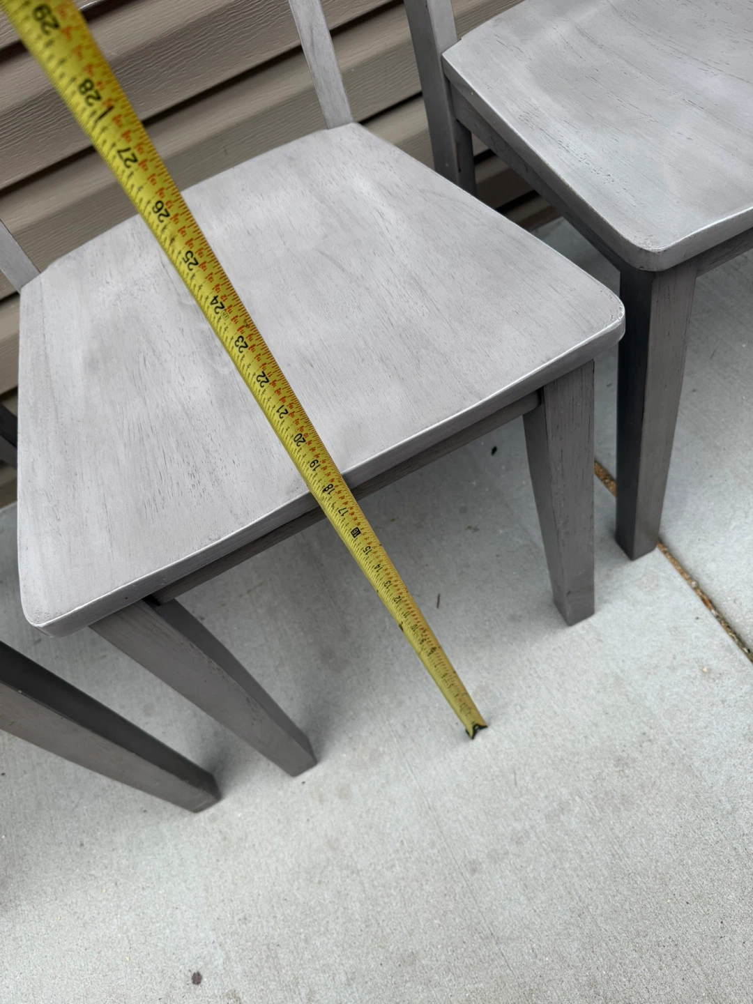 Set of 4 Gray Dining Chairs - photo 5