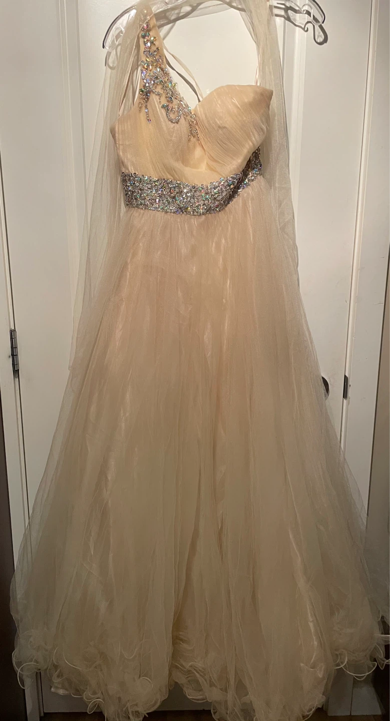 Women's Embellished Tulle Gown