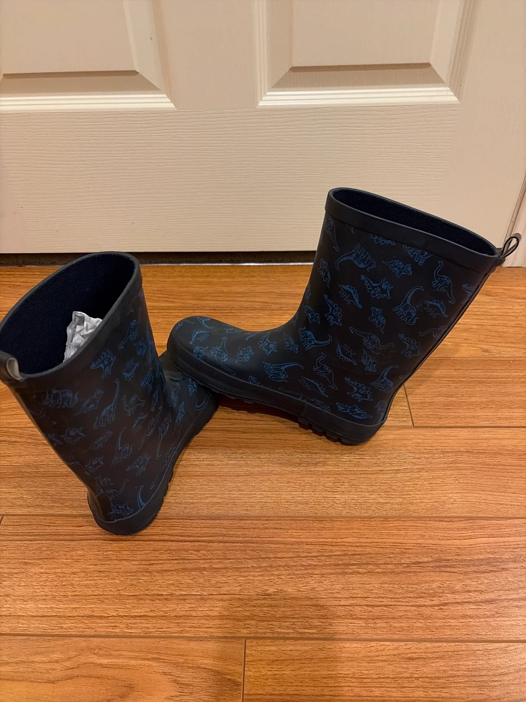 Black Dinosaur Rain Boots - Kids Size 5 - photo 5