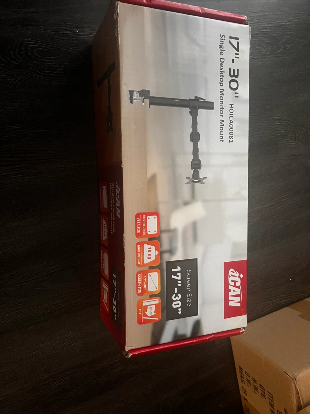 ACAN Single Desktop Monitor Mount 17"-30"
