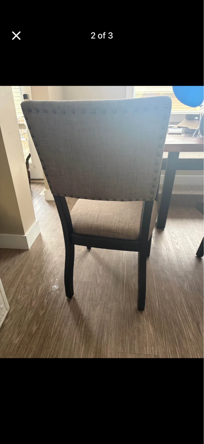 Beautiful wood Dining table and 2 bench’s and chair - photo 2