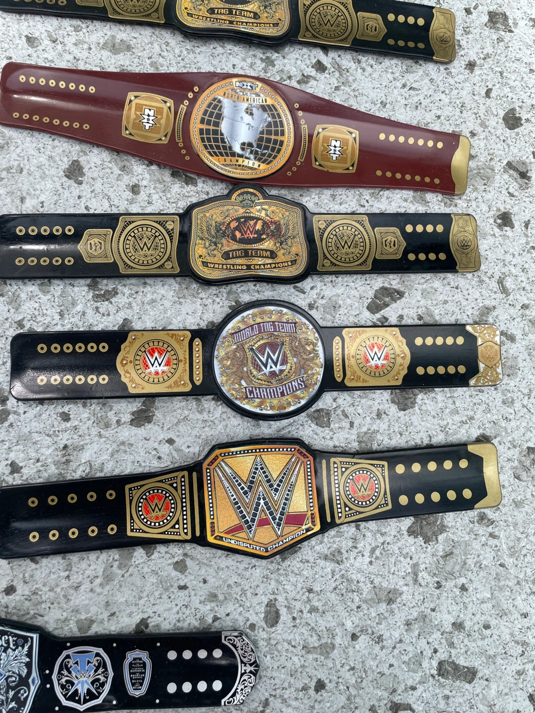 WWE Championship Replica Belts (Set of 12) - photo 5
