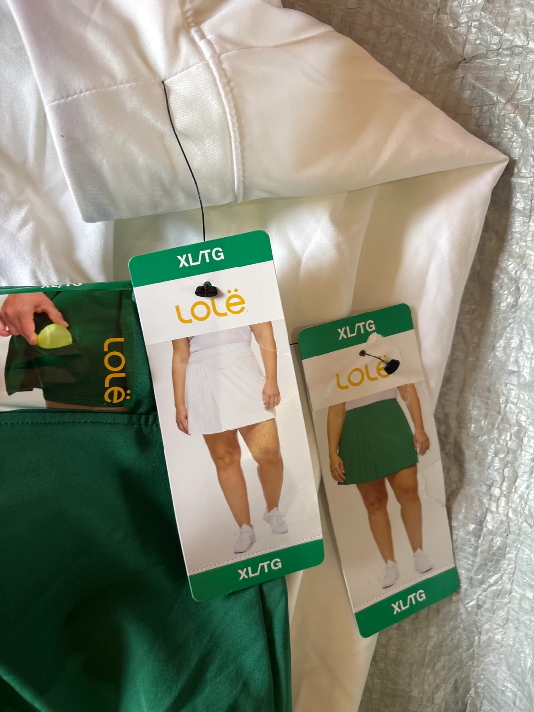 2pc Lole Pleated Tennis Skirts - XL/TG - photo 2