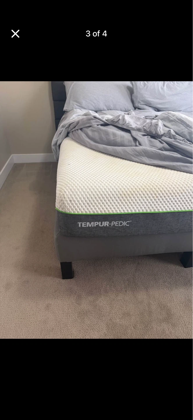Tempur-Pedic Mattress with King Bed Frame - photo 3