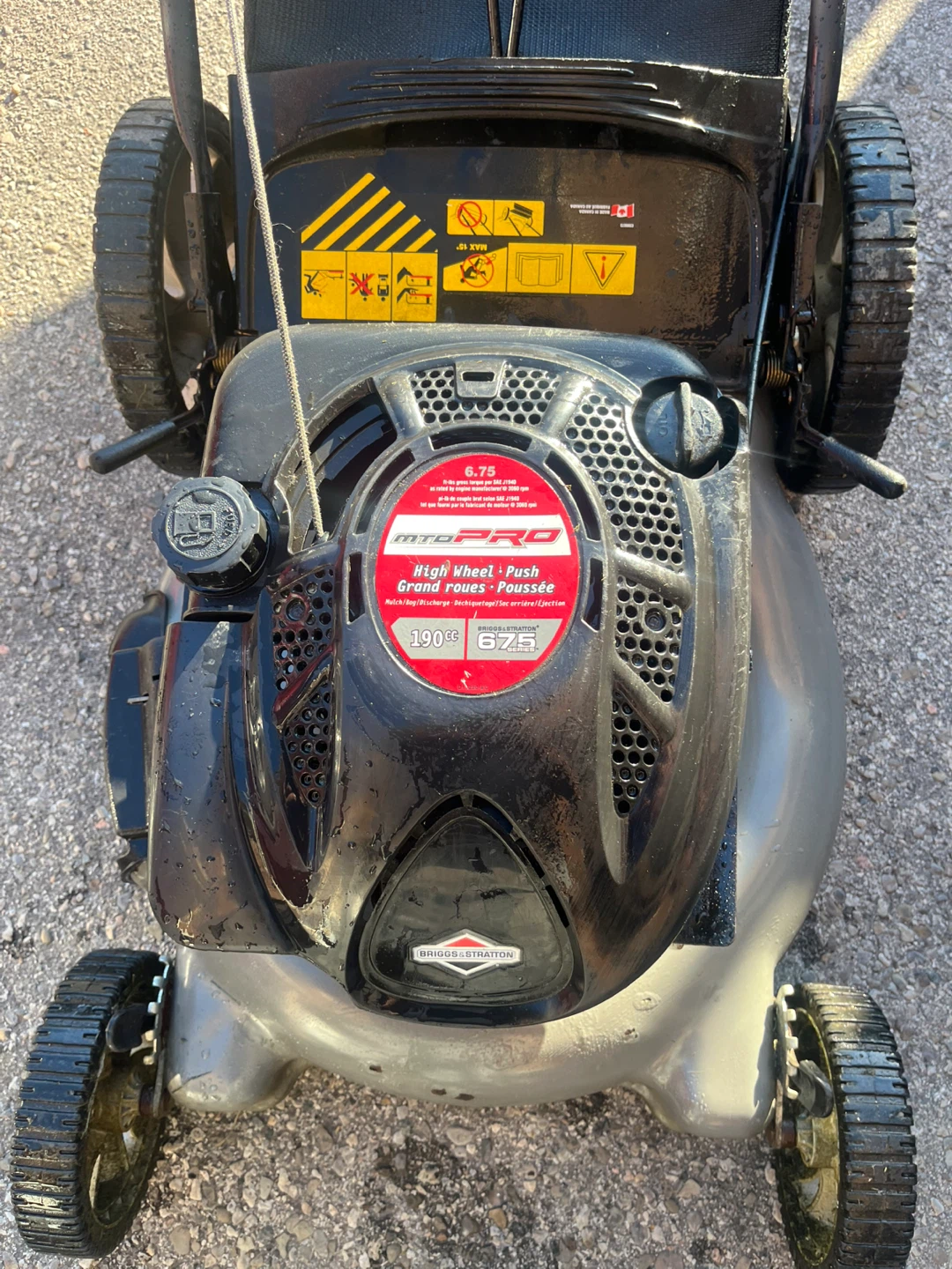 Briggs & Stratton MTD Pro Lawnmower - photo 4