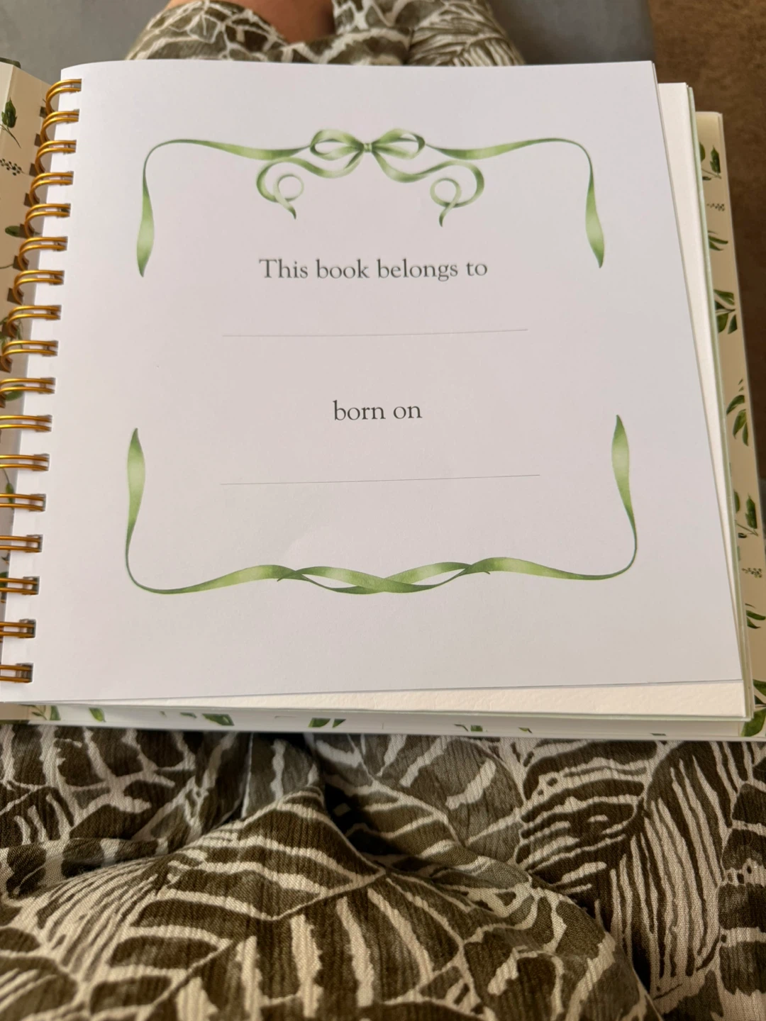 New Baby's First Five Years Memory Book - photo 2
