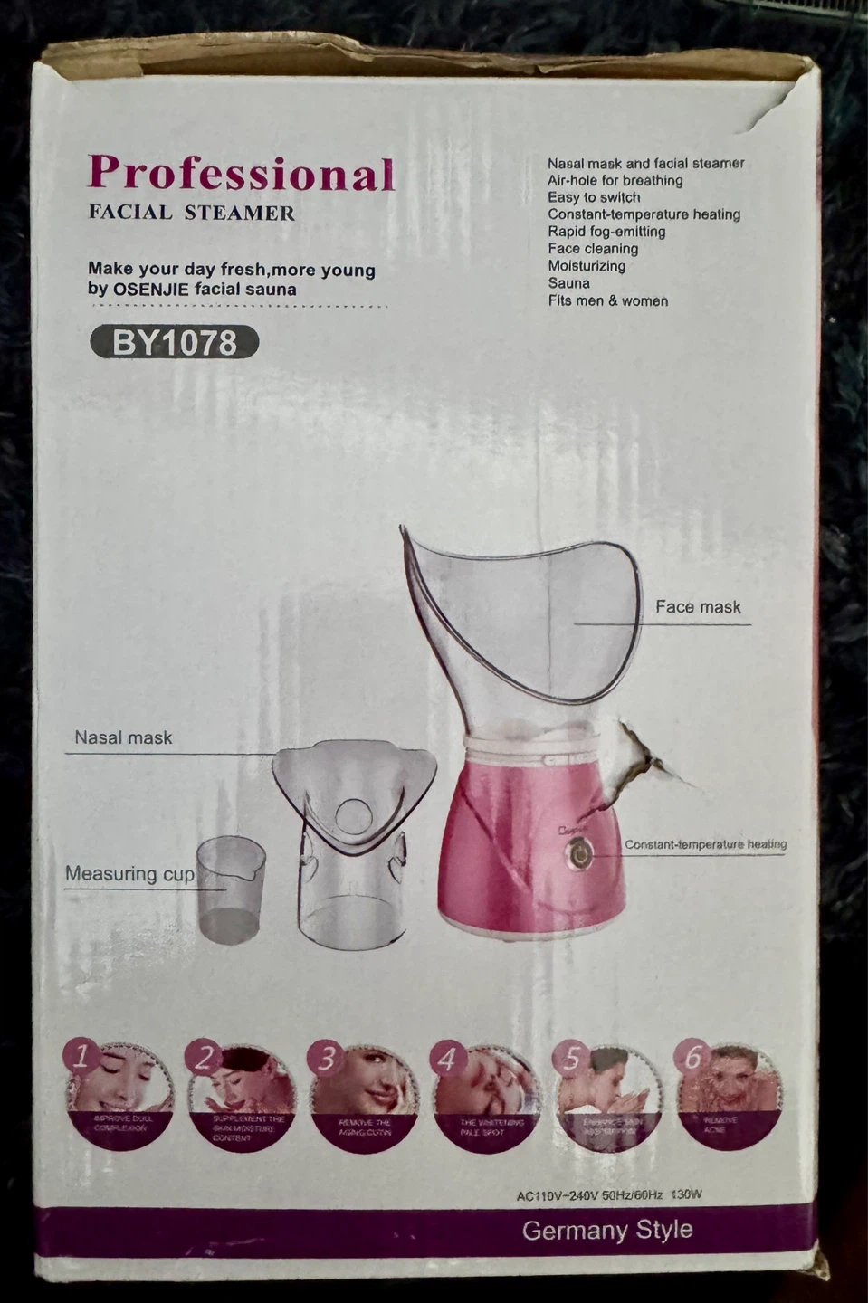 OSENJIE Professional Facial Steamer BY1078 - photo 3