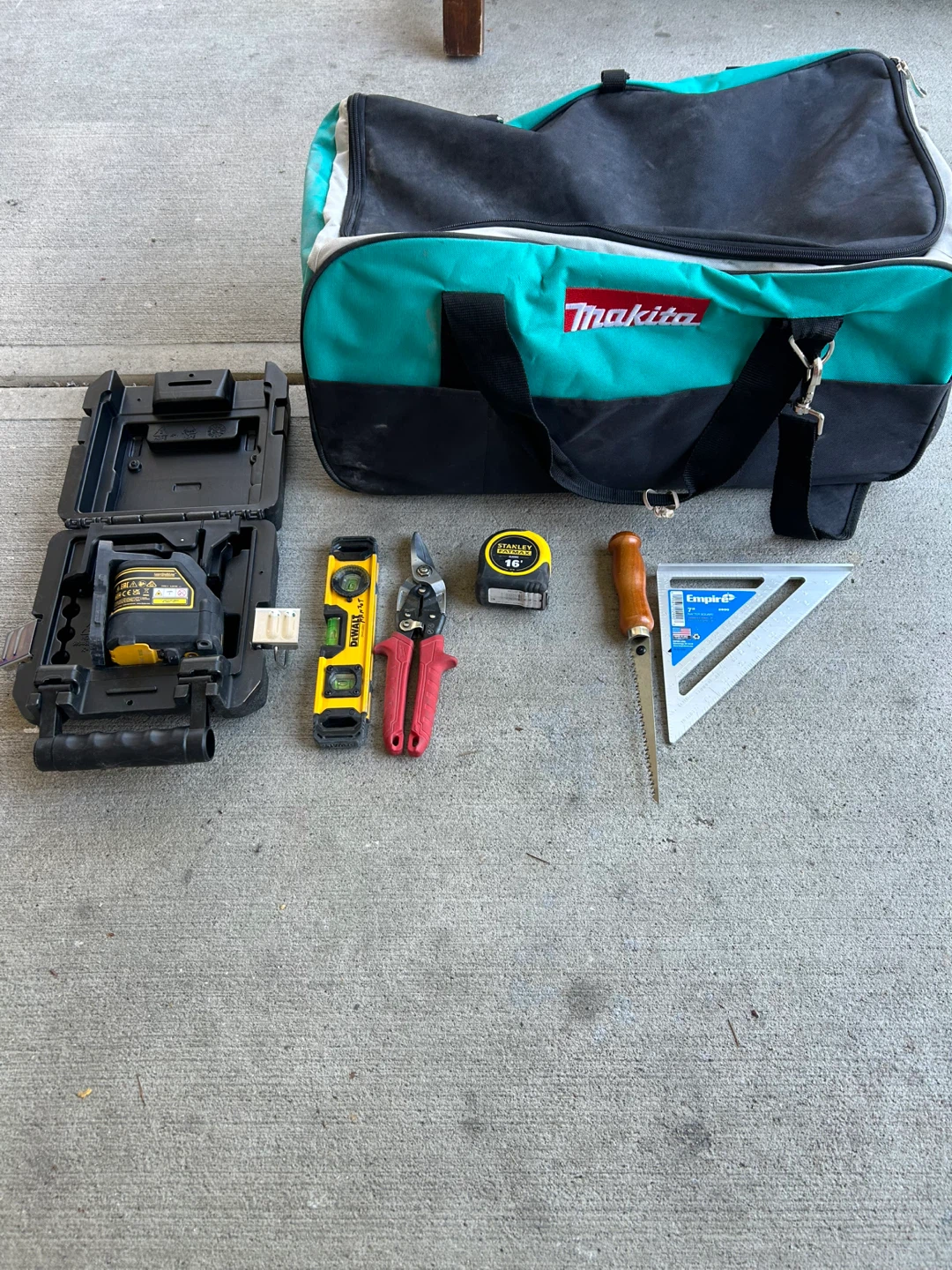 Makita Tool Bag with Assorted Tools