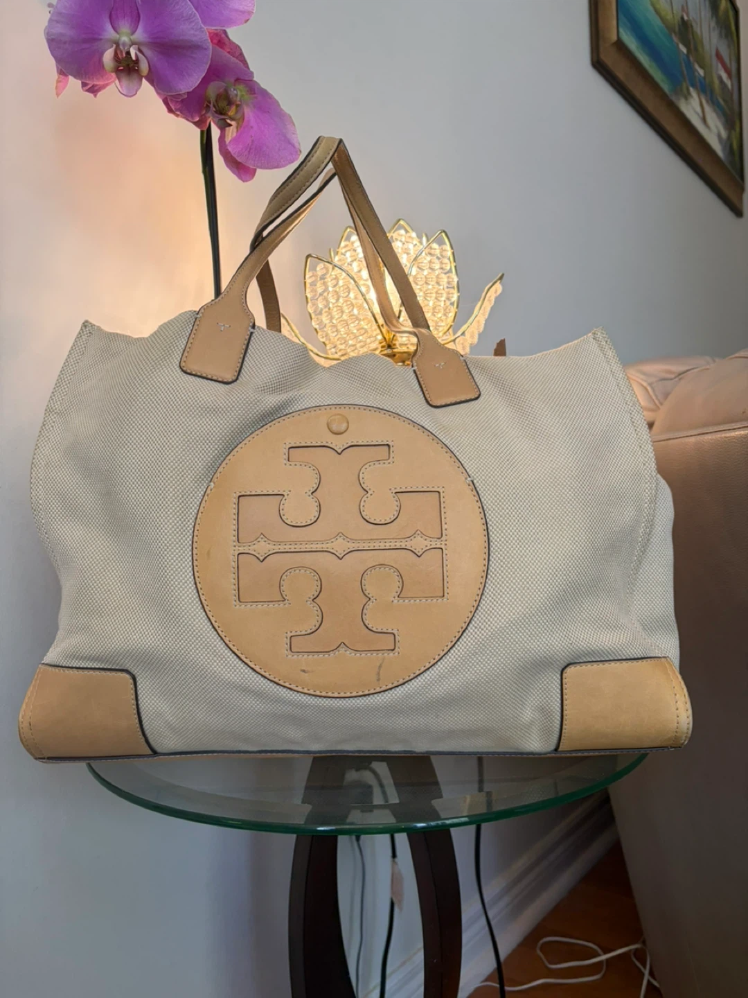 Tory Burch Canvas Tote Bag
