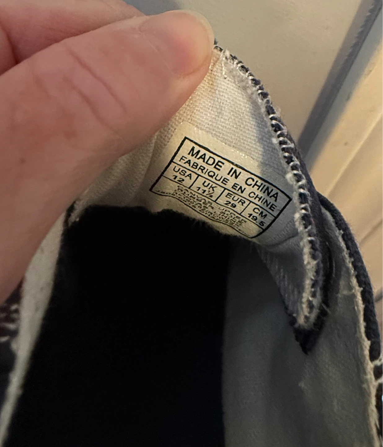 Ralph Lauren Polo Canvas Sneakers Size 12 Toddler - photo 3