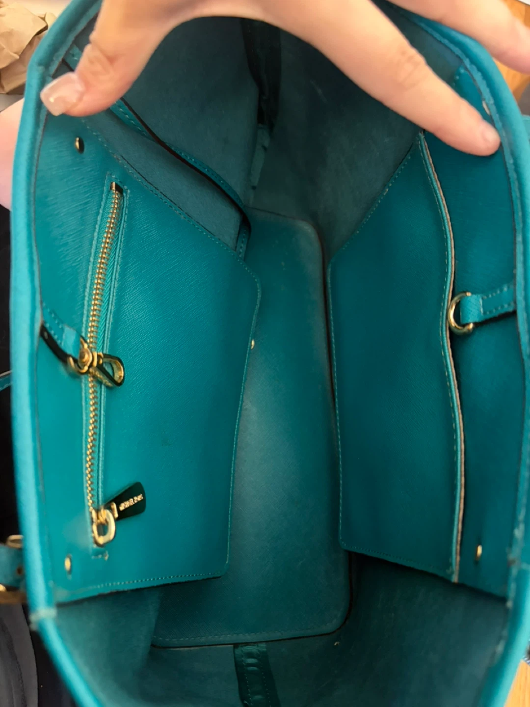 Michael Kors Turquoise Tote Bag - photo 3