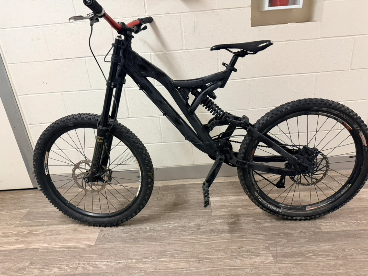 Norco Black Full Suspension Downhill Mountain Bike