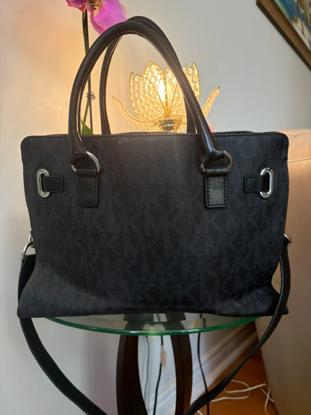 Michael Kors Black Leather Tote Bag - photo 3