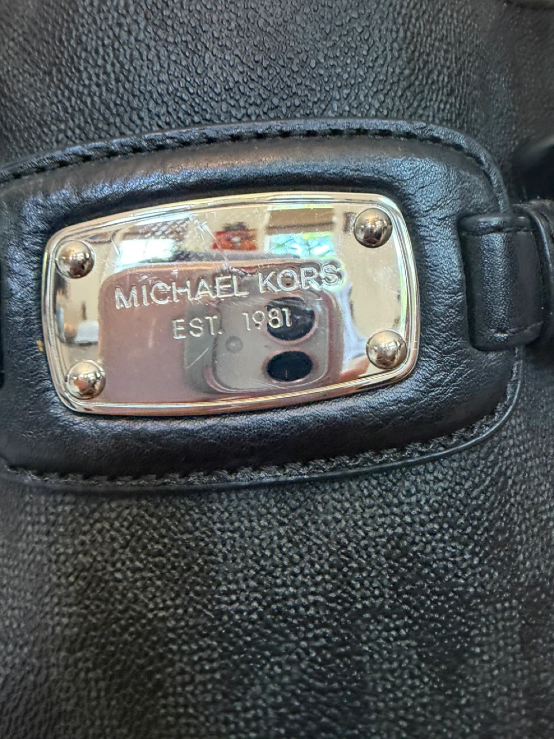 Michael Kors Black Leather Tote Bag - photo 2