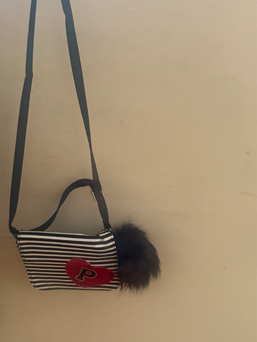 Justice Girls Striped Heart Crossbody Bag - photo 4