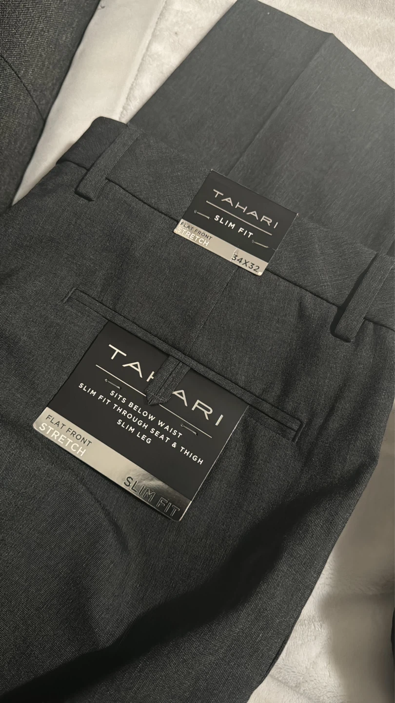 Tahari Men's Slim Fit Dress Pants - photo 2
